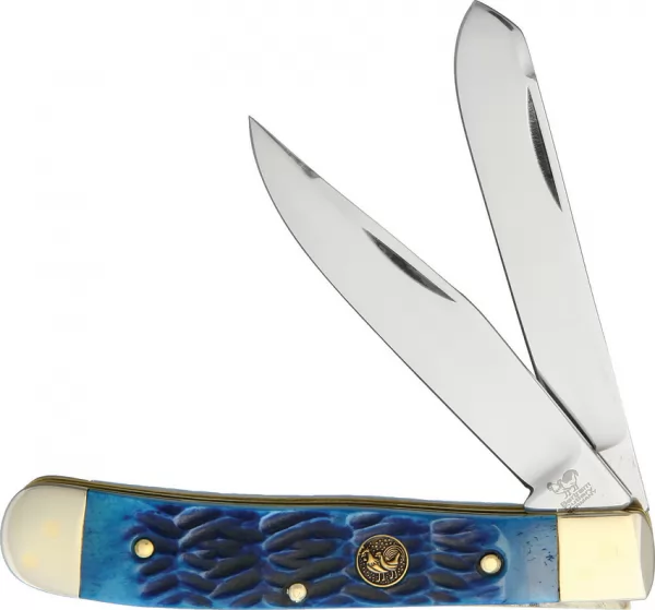 Hen & Rooster Trapper Cobalt Blue knives HR312CB