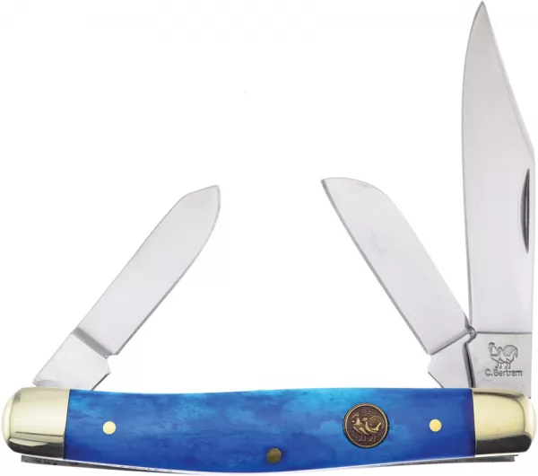 Hen & Rooster Stockman Blue Bone knives HR313BLSB