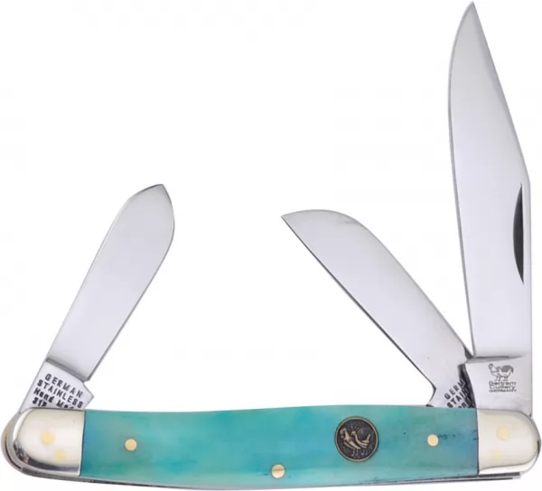Hen & Rooster Stockman Cobalt Blue knives HR313CB