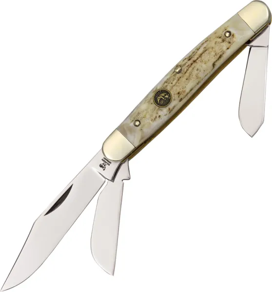 Hen & Rooster Stockman Deer Stag knives HR313DS