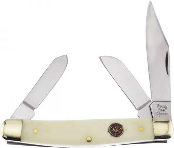 Hen & Rooster Stockman Smooth Bone knives HR313SB