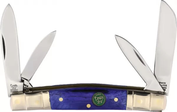 Hen & Rooster Congress Purple Bone knives HR324PSB