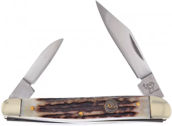 Hen & Rooster Pen Folder Deer Stag knives HR332DS