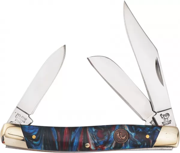 Hen & Rooster Stockman Star Resin knives HR343STAR