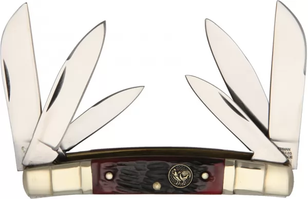 Hen & Rooster Mustang Carbon Red Pick knives HR345RPB