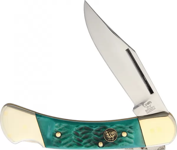 Hen & Rooster Lockback Green Bone knives HR361GPB