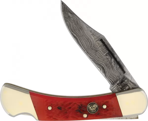 Hen & Rooster Lockback Red Bone knives HR361RPBD