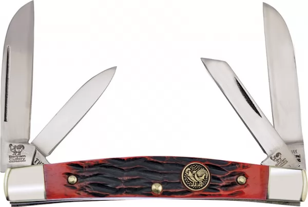 Hen & Rooster Congress Carbon Red Pick Bone knives HR364CRPB