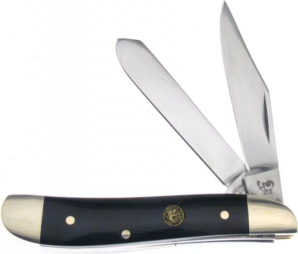 Hen & Rooster Peanut Buffalo Horn knives HR402CBH