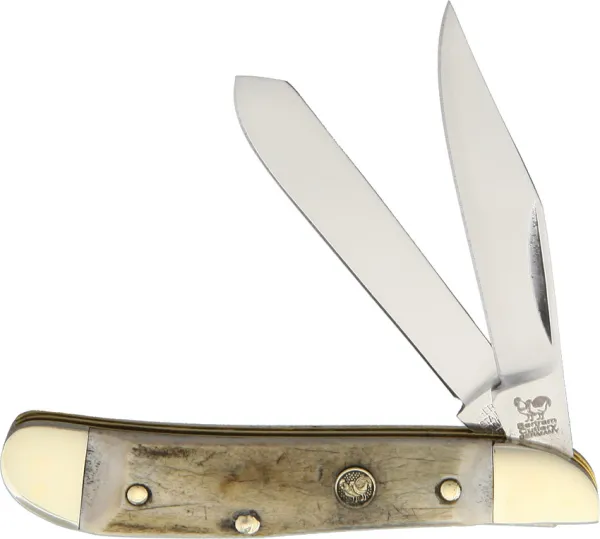 Hen & Rooster Peanut Deer Stag knives HR402DS