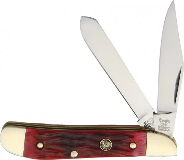 Hen & Rooster Peanut Red Pick Bone knives HR402RPB