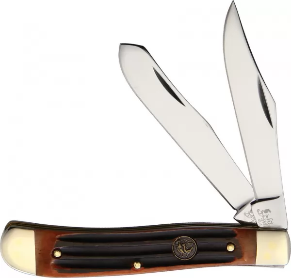 Hen & Rooster Trapper Autumn Bone knives HR412ASC