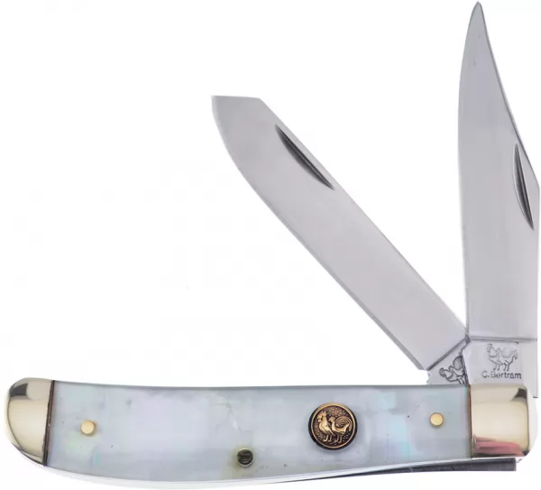 Hen & Rooster Trapper Salt MOP knives HR412SMOP