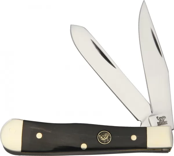 Hen & Rooster Baby Trapper Buffalo Horn knives HR422CBH