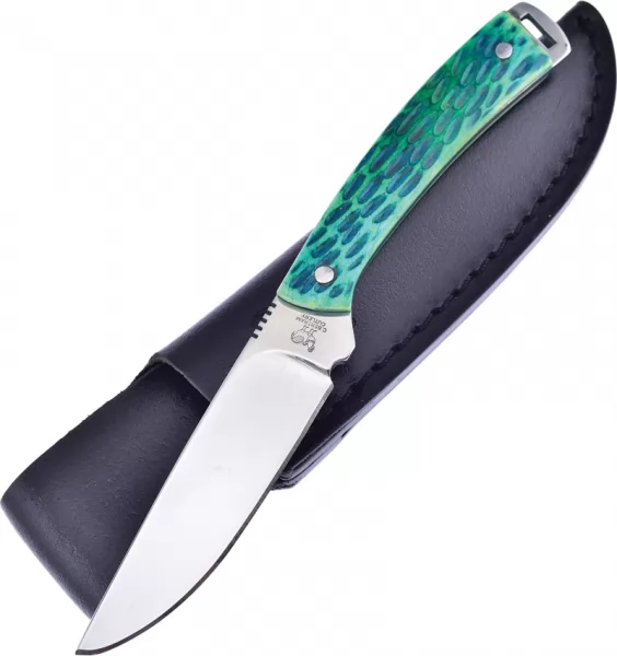Hen & Rooster Small Hunter Green Bone knives HR5019AGB