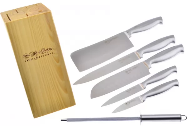 Hen & Rooster Kitchen Set 6 Pieces knives HRI052