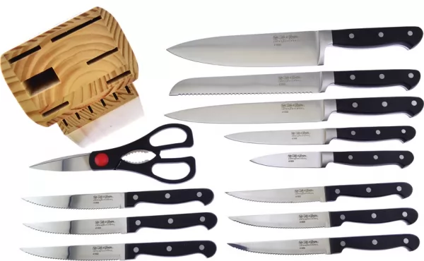 Hen & Rooster Kitchen Set 12 Pieces knives HRI060
