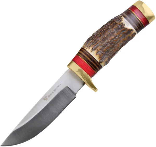 Hen & Rooster Int Fixed Blade Deer Stag HRI124DS