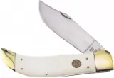 Hen & Rooster Int Large Folder White Smooth Bone - HRI341WSB