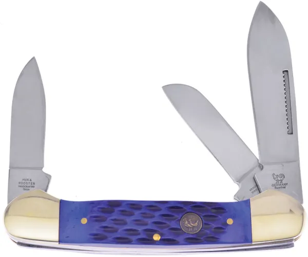 Hen & Rooster Int Gunboat Blue Pick Bone HRI353SBLPB