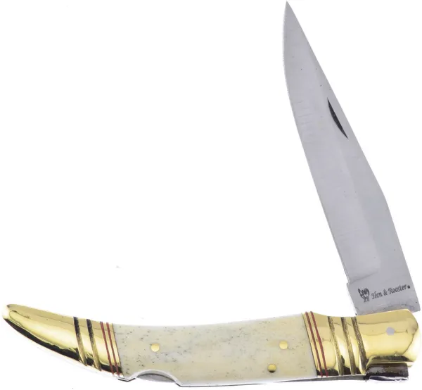 Hen & Rooster Int Lockback White Bone HRI5044SB5