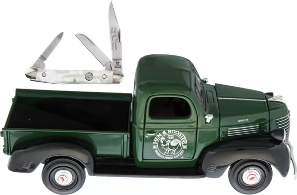 Hen & Rooster Scale Model Pick-up with Knife knives HRPU303CI