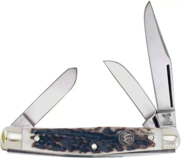 Hen & Rooster Stockman Deer Stag knives HRS173DS