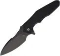 HIGHTRON Mini Ventura Linerlock Blackou - HTK05BLKBS