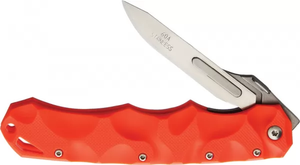 Havalon Piranta Stag Linerlock Orange HV70219