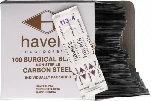 Havels #113 X-Acto Style Blades 100 HVAC113
