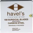 Havels #113 X-Acto Style Blades 100 HVAC113