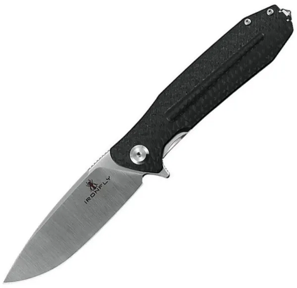 Ironfly Zesty Linerlock Black G10 IFVF01BK