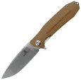 Ironfly Zesty Linerlock Brown G10 - IFVF01BN