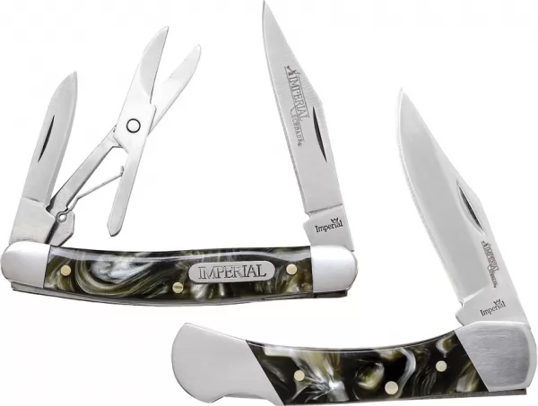 Imperial Schrade Two Piece Folding Combo knives IMPCOM1CP