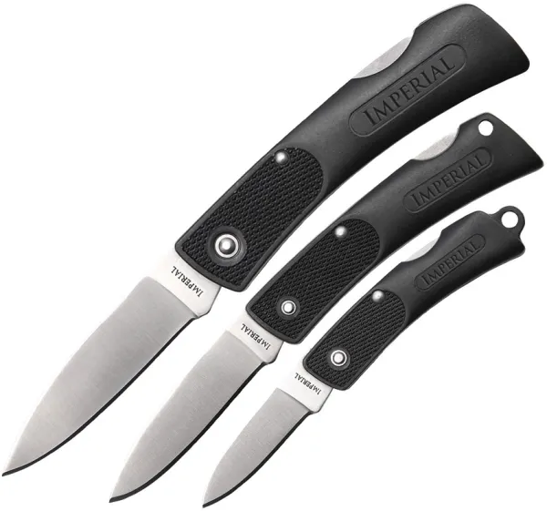Imperial Schrade Three Piece Lockback Combo knives IMPCOM6CP
