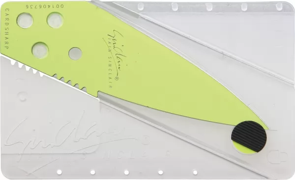 Cardsharp Credit Card Knife Ice Green knives IS1G