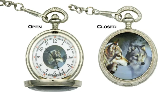 Infinity Wolf Pocket Watch watches IW47