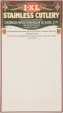 IXL Stainless Cutlery Display Card - IXL14