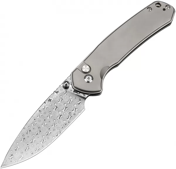 CJRB Pyrite Button Lock Damascus J1925LTDM