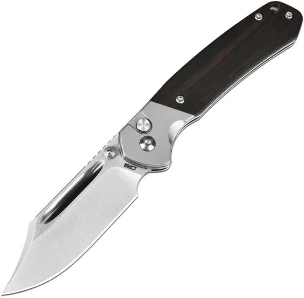 CJRB Bowie Pyrite Button Lock Ebony J1942EBN