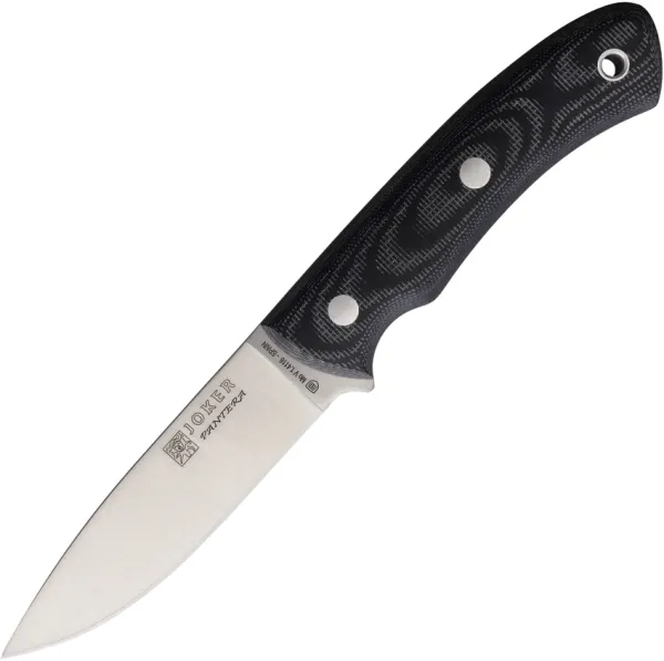 Joker Pantera Fixed Blade Black Jute JKRCM17