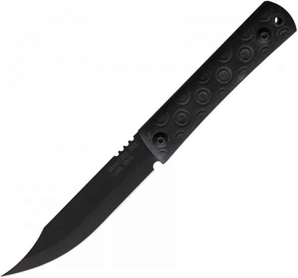 Jason Perry Blade Works Bushcraft Fixed Blade Black JPB206BLK