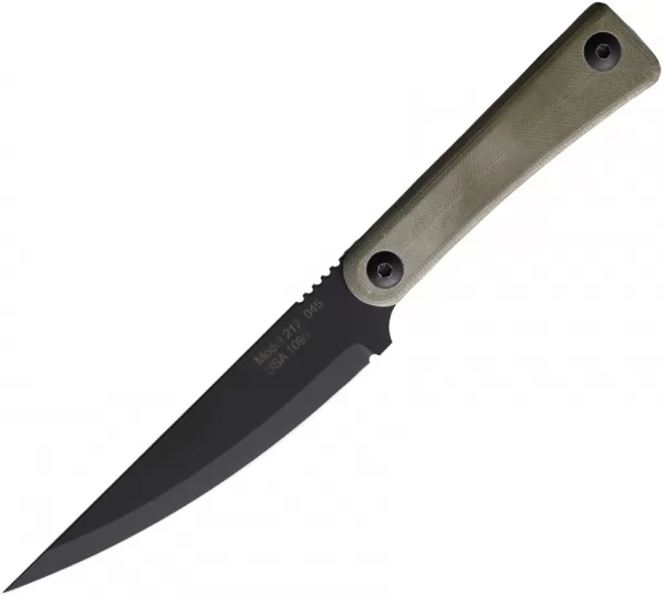 Jason Perry Blade Works Bushcraft Fixed Blade OD Green JPB212GODG