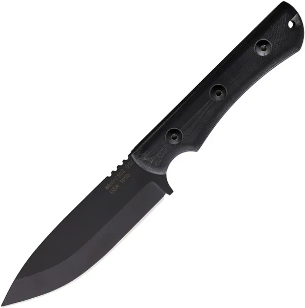 Jason Perry Blade Works Camp Knife Spear Point JPB558GBLK
