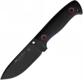 J&V Adventure Knives Black Bear Fixed Blade Black - JVA1501Y