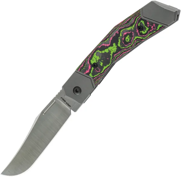 Jack Wolf Knives Bionic Jack Framelock WM CF JW54176