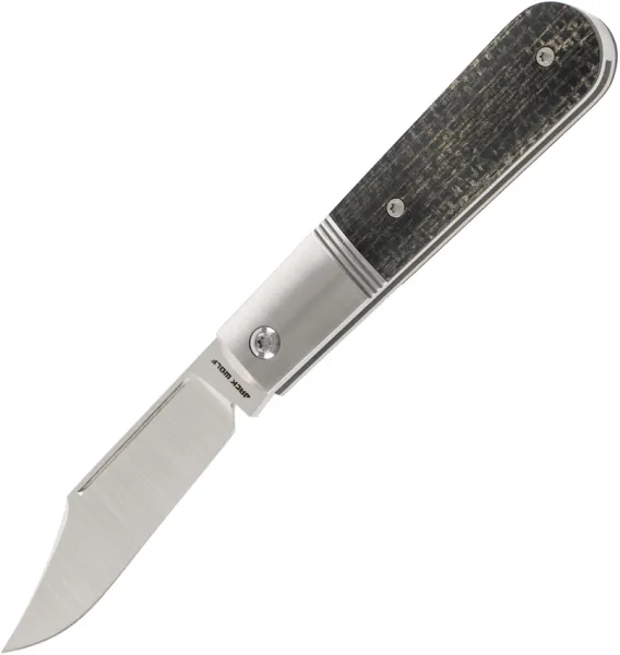 Jack Wolf Knives Big Bro Jack Black Burlap Mica JW54225