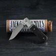 Jack Wolf Knives Big Bro Jack Black Burlap Mica JW54225