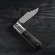 Jack Wolf Knives Big Bro Jack Black Burlap Mica JW54225