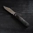 Jack Wolf Knives Big Bro Jack Black Fat Carbon JW54226